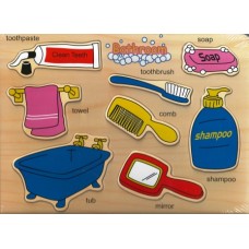 Wooden Bathroom Puzzle Wooden Bathroom Puzzle